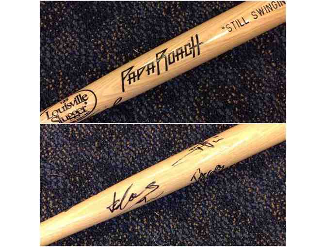 X-mini HAPPY Speakers & Papa Roach Signed Mini Baseball Bat.