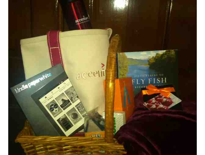 A Tote Bag full of Goodies including a Kindle, Books, plus Gift Cards totaling $150