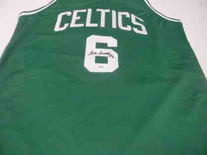 Bill Russell Autographed Basketball Jersey