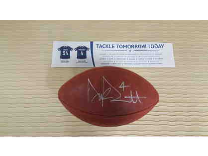 NFL Cowboys QB Dak Prescott Autographed Football