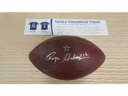 NFL Cowboys QB & Hall of Fame Roger Staubach Autographed Football