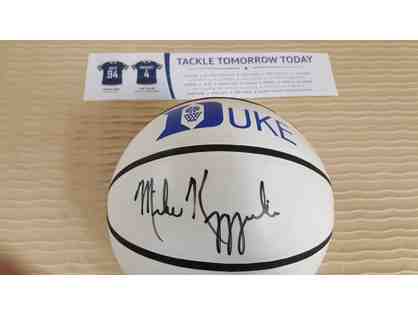 Duke Coach Mike Krzyzewski Autographed Basketball