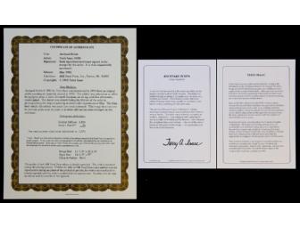 Backyard Robin Print by Terry Isaac