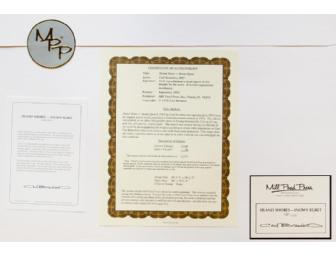 Island Shores - Snowy Egret Signed Print by Carl Brenders