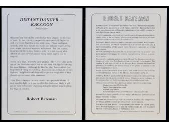 Distant Danger - Raccoon Print by Robert Bateman