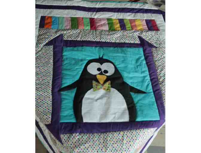 Handmade Penguin Quilt (Twin Size)