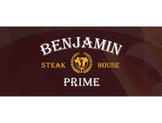 Benjamin Prime Steakhouse - $100 Gift Certificate
