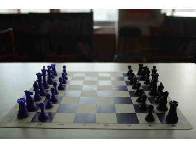 NEW Chess Set - Regulation Size Silicone Chess Set, Board, plus Book