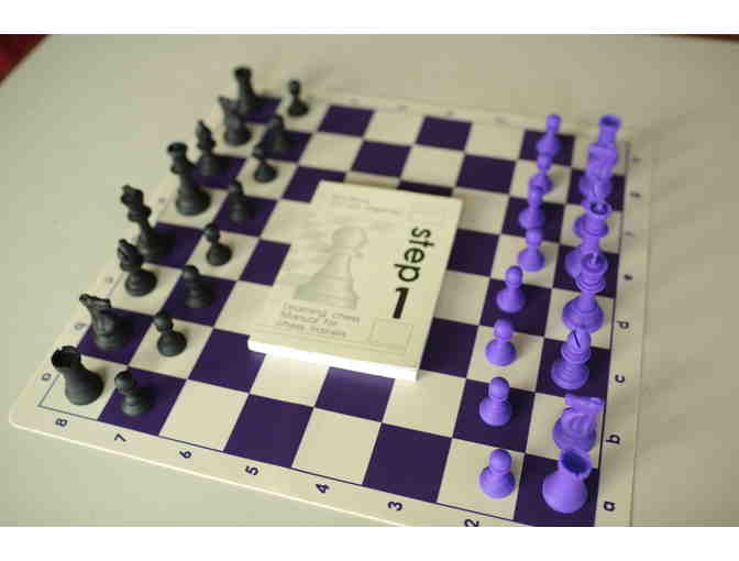 NEW Chess Set - Regulation Size Silicone Chess Set, Board, plus Book