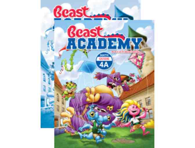 Beast Academy 4A, 4B, 4C, and 4D Guides and Practice Books