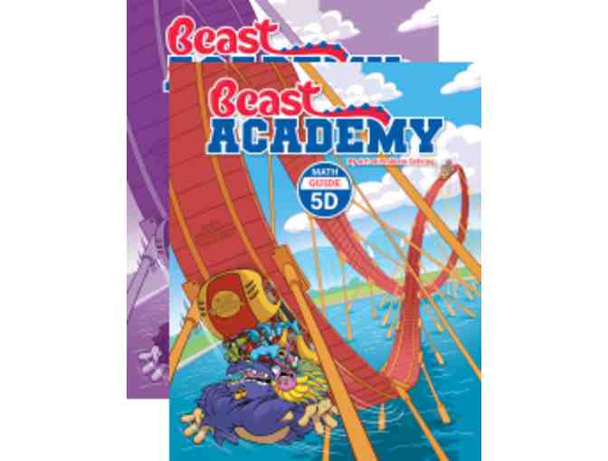 Beast Academy 5A, 5B, 5C, and 5D Guides and Practice Books