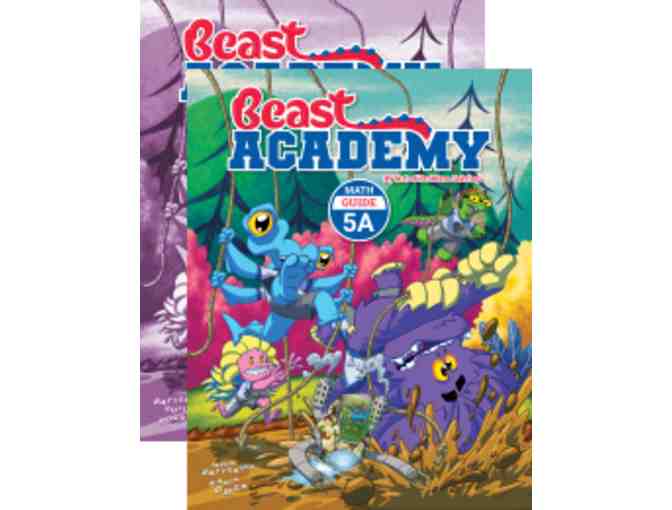 Beast Academy 5A, 5B, 5C, and 5D Guides and Practice Books