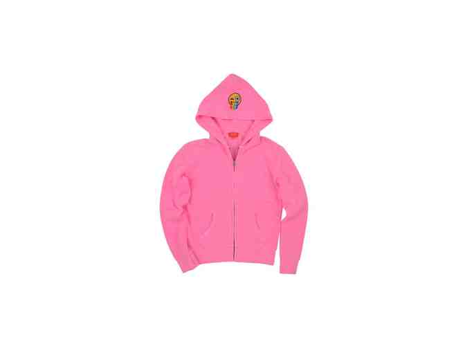 Butter - Snapchat Emojis Burnout Solid Fleece Zip Hoodie (Size XL)