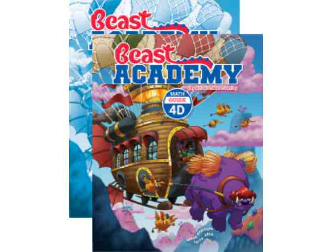 Beast Academy 4A, 4B, 4C, and 4D Guides and Practice Books