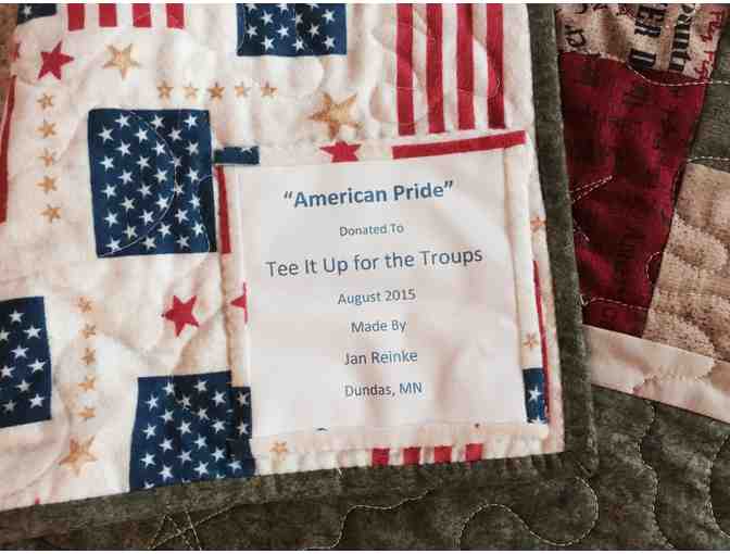 'American Pride' Lap Quilt