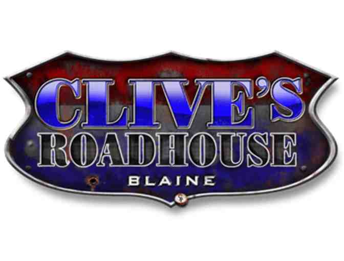 $75 in Clive's Roadhouse Gift Cards (multiple locations) - Photo 1