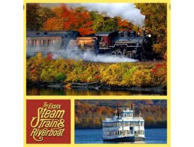 Essex Steam Train and Riverboat - 4 Tickets for 2.5 Hour Train and Riverboat Excursion - Photo 1