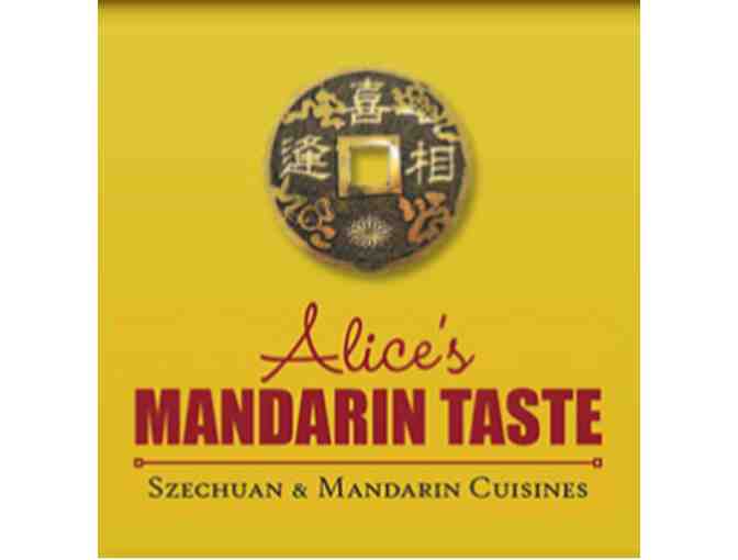 Alice's Mandarin Taste - $50 Gift Certificate - Photo 1