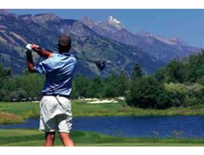 Two Rounds of Golf at the Teton Pines Country Club