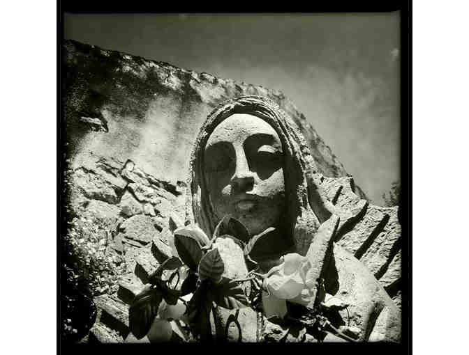Framed photo: Virgen de Guadelupe' by Maureen 'Momo' Harrison & Charles 'Pompa' Harrison