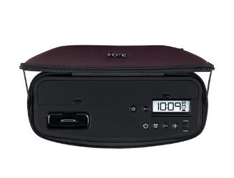 iHome iP38 Portable Stereo Alarm Clock for iPod/iPhone