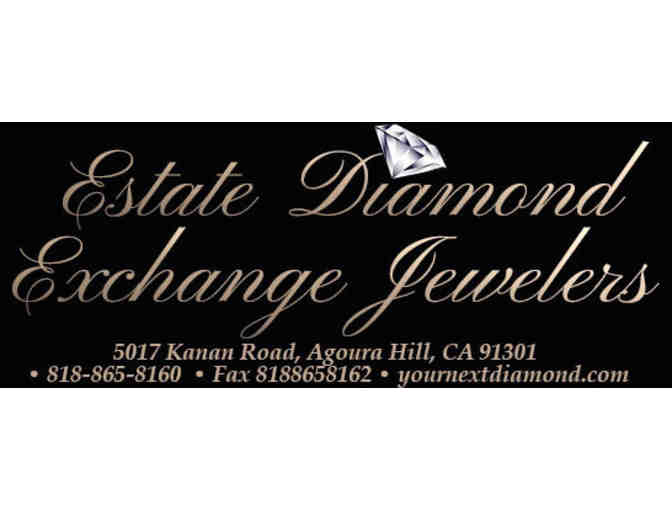 ESTATE DIAMOND EXCHANGE - DIAMOND PENDANT WITH GOLD 16'' NECKLACE