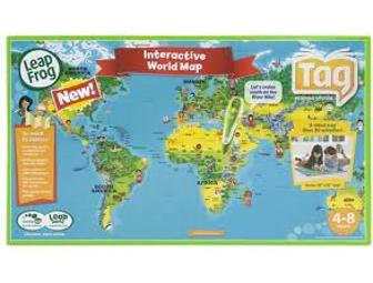 Leap Frog Tag Reading System, Interactive World Map & Cars Book