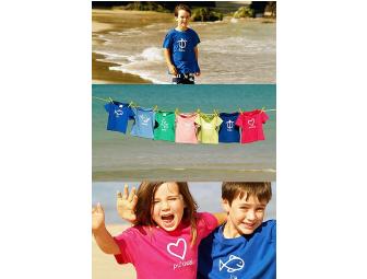 Turquoise Tee Shirt (Size 3T) from Keiki Kruisers