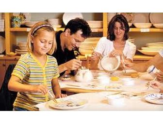 Paint Party for Four at Color Me Mine Santa Monica