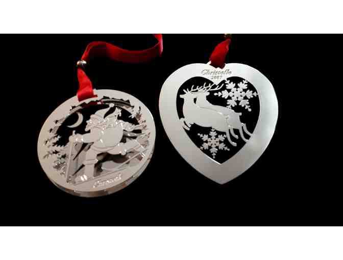 Christofle Silver Christmas Ornaments