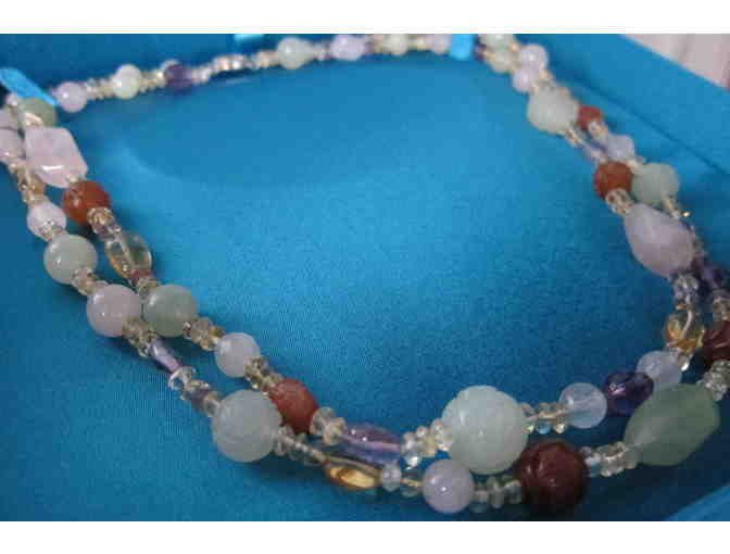Gemstone necklace