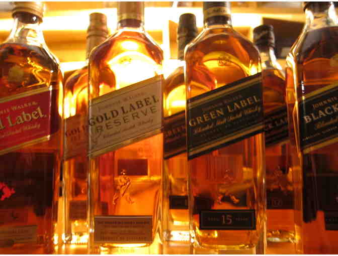 Johnnie Walker Scotch - Red, Black, Green & Gold - 8 Bottle Gift Basket