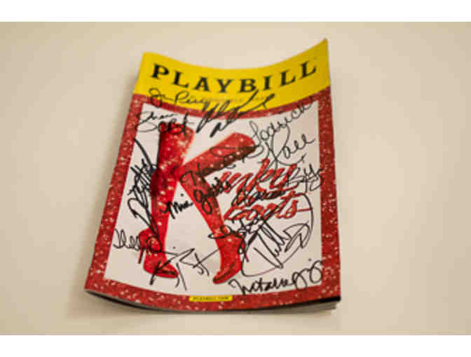 2 Tickets for KINKY BOOTS on Broadway, a Backstage Tour and Autographed Playbill