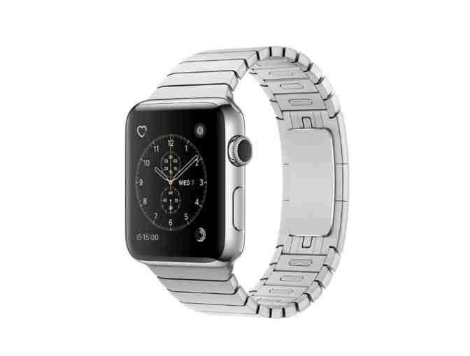NEW ITEM - Stainless Steel Apple iWatch with Link Bracelet - Photo 1