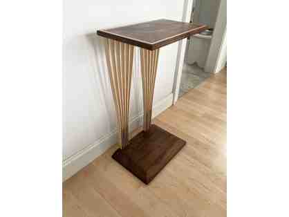 Hand Crafted Walnut Side Table