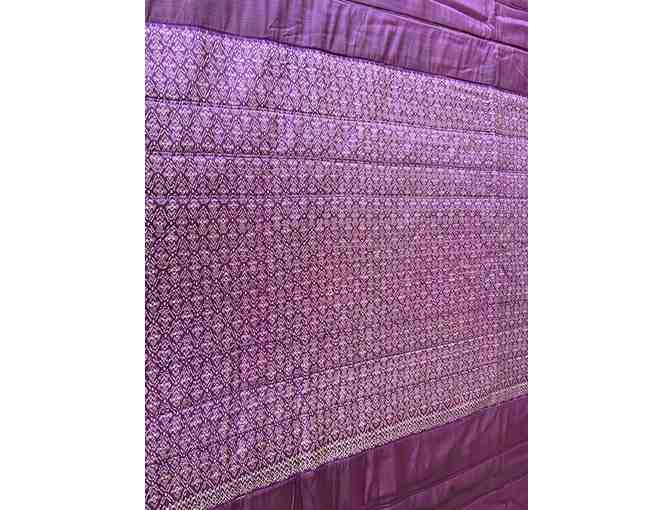 Cambodian Handwoven Silk Comforter