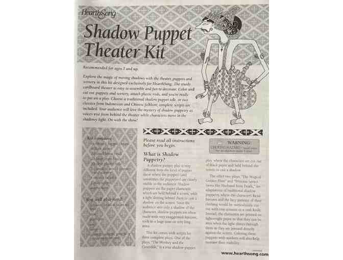 Shadow Puppet Kit