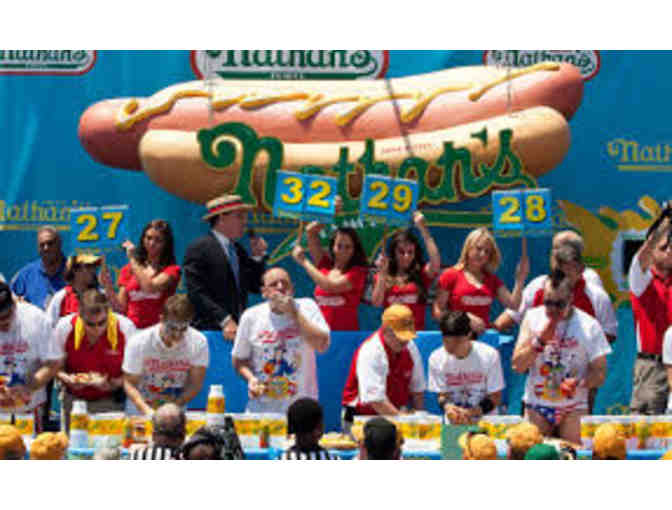 Official Judgeship and 4 VIP tix for Annual July 4th Nathan's Famous Hotdog Eating Contest