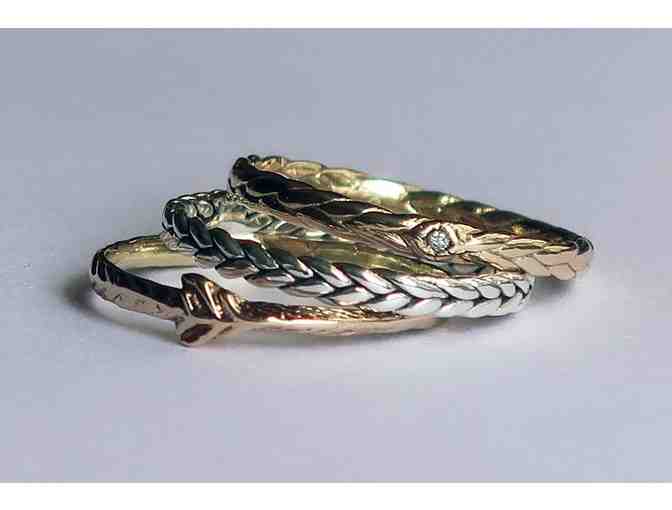 Gold & Silver Braid and Stacking Rings