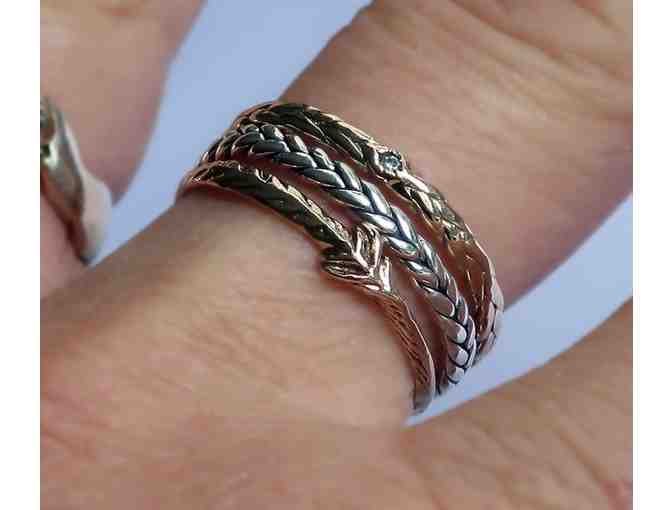 Gold & Silver Braid and Stacking Rings