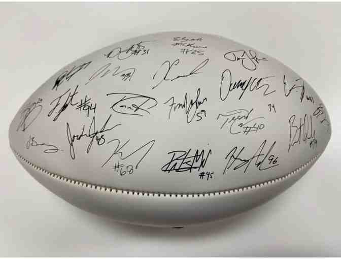 2019 New York Jets Team Signed Replica Football