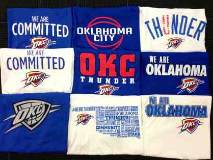 2014 NBA Playoffs: Thunder T-Shirts from Rounds 1 and 2