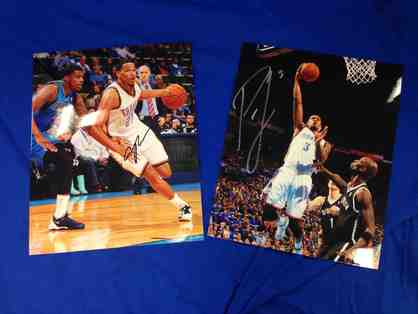 Perry Jones and Andre Roberson autographed photos
