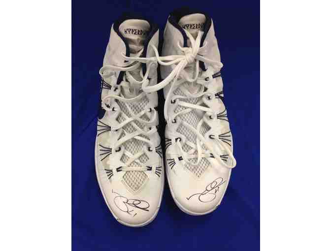 Nick Collison game-worn and autographed shoes from April 3 game