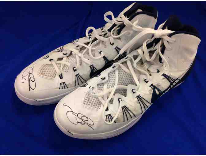 Nick Collison game-worn and autographed shoes from April 3 game