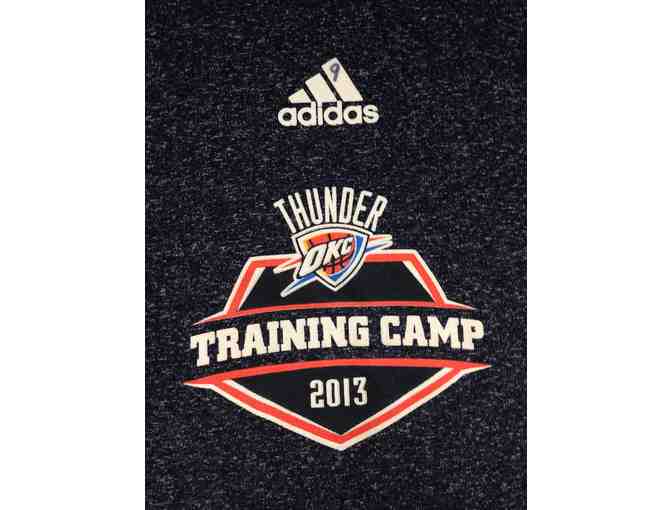 Serge Ibaka-worn 2013 Thunder Training Camp warm-up shirt