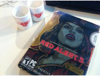 Red Alert PC, Autographed 8x10s, and Sake Cups