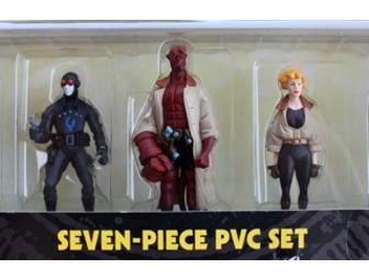 Signed Hellboy 7 Piece PVC set - NIB