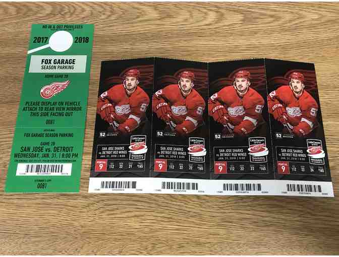 4 Red Wings Tickets