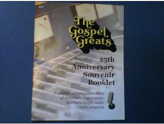 The Gospel Greats 25th AUTOGRAPHED Anniversary Souvenir Booklet
